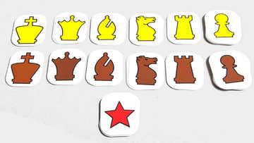 Extra Pieces for 28" Pouch-Style Chess Demonstration Set