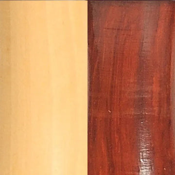 Blood Rosewood and Natural Boxwood