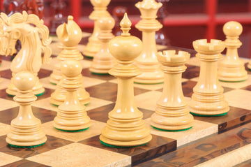 CLEARANCE - The Turin Series Artisan Chess Pieces - 4.4