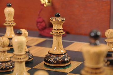 Burnt Golden Rosewood and Burnt Natural Boxwood