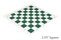 Regulation Vinyl Tournament Chess Board - Larger Square Sizes
