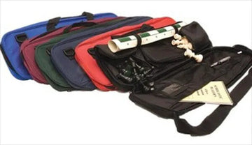 Deluxe Chess Set Combination - Solid Plastic Regulation Pieces | Vinyl Chess Board | Deluxe Bag