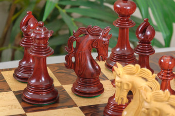 CLEARANCE - The Turin Series Artisan Chess Pieces - 4.4