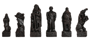Antiqued Chess Pieces