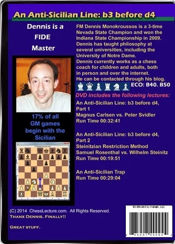 An Anti-Sicilian Line- b3 before d4 Back