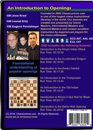 An Introduction to Openings - Chess Lecture - Volume 158