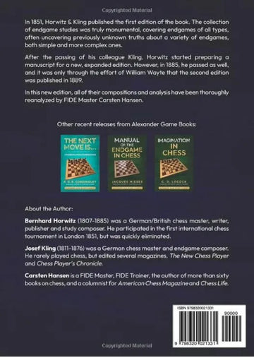 Chess Studies and Endgames