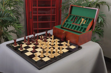 Blood Rosewood and Natural Boxwood