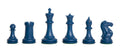 The Fischer Series Plastic Chess Pieces - 3.75