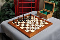 The Reykjavik II Series Bone Chess Pieces - 3.75