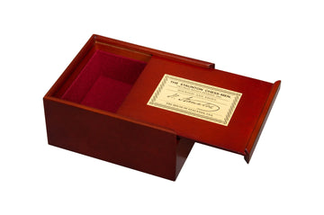 Reproduction of the Circa 1862-1864 Mahogany Slide-Top Chess Box - Library Size