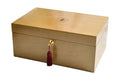 The House of Staunton *NEW* Fitted Coffer Chess Box - Bird's Eye Maple