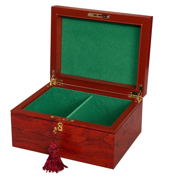 Premium Chess Box - Bubinga Burl
