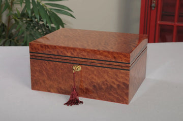Signature Premium Chess Box - Vavona Burl