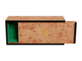 Elm Burl Luxe Slide-top Chess Box