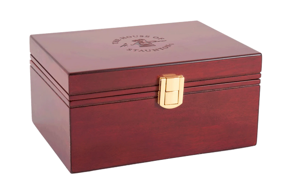 Small Burl Premium Chess Box