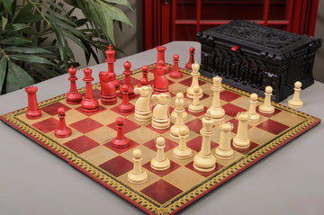 The Carton-Pierre Staunton Series Chess Set, Casket, & Board Combination