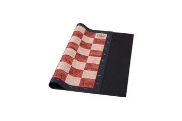 Burled Wood - Full Color Thin Mousepad Chess Board