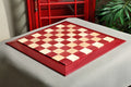 Custom Contemporary Chess Board - Purpleheart / Curly Maple - 2.5