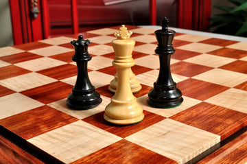 Signature Contemporary II Chess Board - Bubinga/ Curly Maple - 2.5