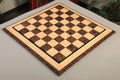 Signature Contemporary VI Luxury Chess board - WALNUT CALIFORNIA BURL / BIRD'S EYE MAPLE - 2.5