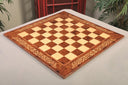 INLAID - Elm Burl & Maple Superior Traditional Chess Board - 2.5" - Gloss Finish