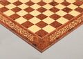 INLAID - Elm Burl & Maple Superior Traditional Chess Board - Gloss Finish