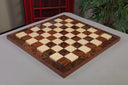 Walnut Burl & Maple Superior Contemporary Chess Board - 2.5"