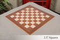 Teak and Bird's Eye Maple Standard Traditional Chess Board