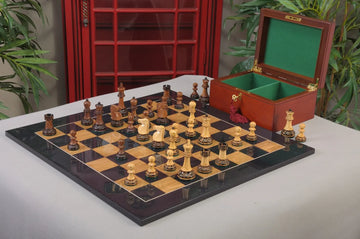 Burnt Golden Rosewood and Burnt Natural Boxwood