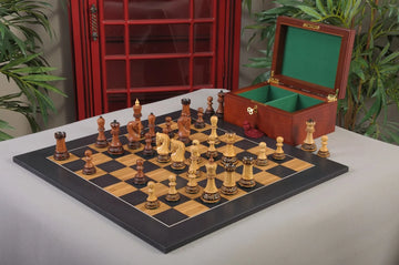 Burnt Golden Rosewood and Burnt Natural Boxwood