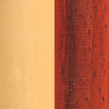 Blood Rosewood and Natural Boxwood