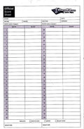 ChessKid Self-Duplicating Score Sheets - PACK OF 100 SHEETS