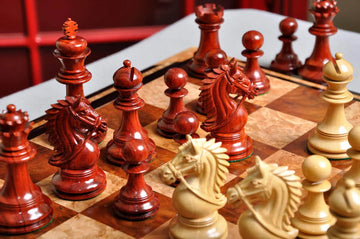 The Chesterfield Series Luxury Chess Pieces - 4.4