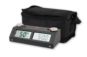 Chronos GX Digital Game Clock - TOUCH - Black with Carrying Bag
