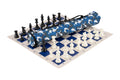 Quiver Chess Set Combination - Single Weighted Regulation Pieces | Vinyl Chess Board | Quiver Bag
