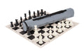 Quiver Chess Set Combination - Triple Weighted Regulation Pieces | Vinyl Chess Board | Quiver Bag