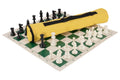 Quiver Chess Set Combination - Triple Weighted Regulation Pieces | Vinyl Chess Board | Quiver Bag