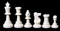 Basic Chess Set Combination - Single Weighted Regulation Pieces | Vinyl Chess Board | Basic Bag