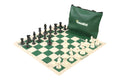 ChessKid Standard Chess Set Combination - Single Weighted Regulation Pieces | Vinyl Chess Board | Standard Bag
