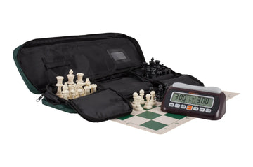 Deluxe Omcor Game Timer 960 Chess Set Combination