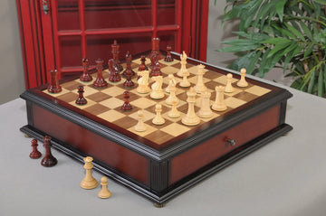 Blood Rosewood and Natural Boxwood