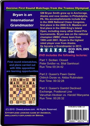 Decisive First Round Matchups from the Tromso Olympiad Back