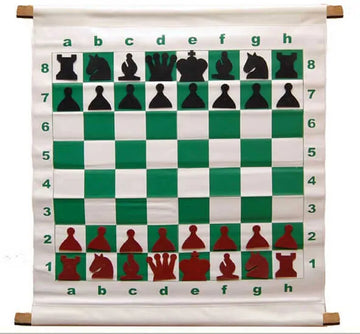 28" Magnetic-Style Chess Demonstration Set with Deluxe Carrying Bag