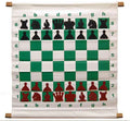 28" Magnetic-Style Chess Demonstration (Teaching) Board Set with Deluxe Carrying Bag