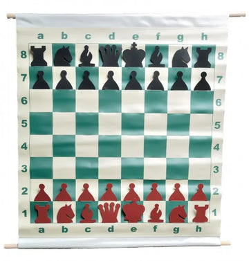 28" Slotted-Style Vinyl Demonstration (Teaching) Board Set with Deluxe Carrying Bag