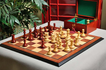 Blood Rosewood and Natural Boxwood
