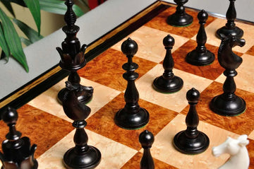 The Selenus Luxury Bone Chess Pieces - 4.0