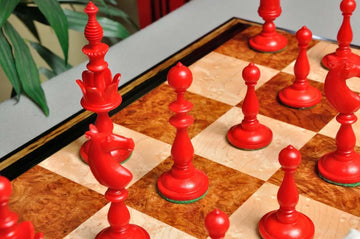 The Selenus Luxury Bone Chess Pieces - 4.0