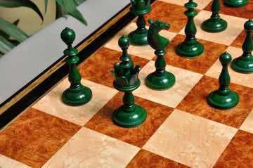 The Selenus Luxury Bone Chess Pieces - 4.0